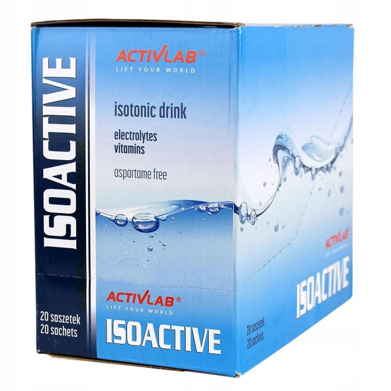ISOACTIVE ISOTONIC DRINK WITH GUARANA EXTRACT 20X31,5gr ::ACTIVLAB::