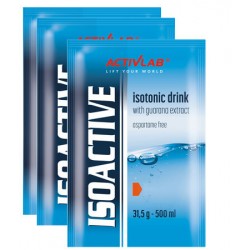 ISOACTIVE ISOTONIC DRINK WITH GUARANA EXTRACT 20X31,5gr ::ACTIVLAB::
