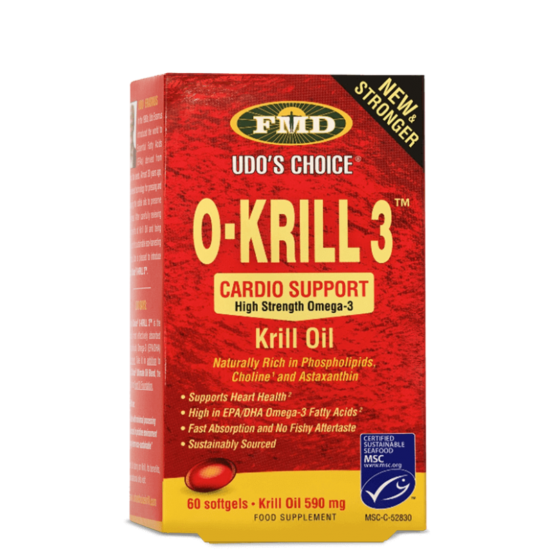 Udo's Choice® O-KRILL 3™ (Omega 3) 60caps ::FLORA-FMD::