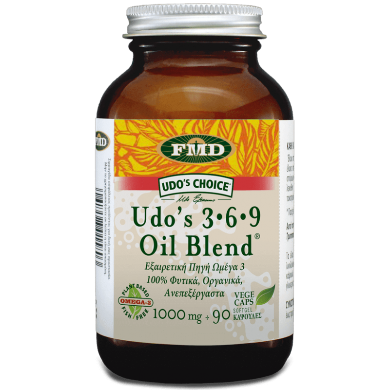 Udo's 3-6-9 Oil Blend (Omega) 90 caps ::FLORA-FMD::