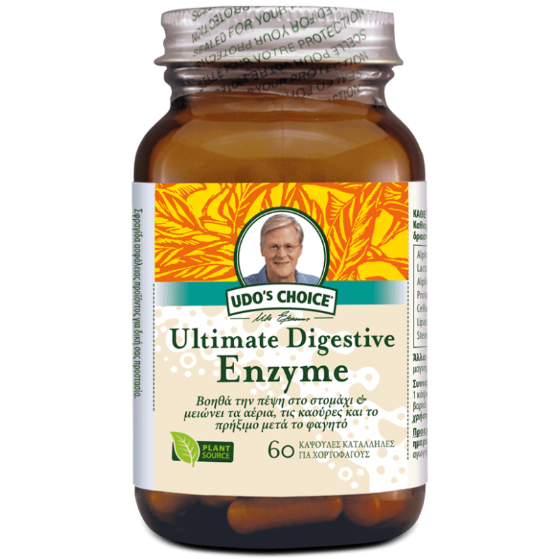 Udo's Ultimate Digestive Enzyme 60 caps ::FLORA-FMD::