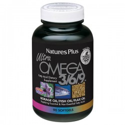 ULTRA OMEGA 3-6-9 90 softgels ::NATURE'S PLUS:: ULTRA OMEGA 3-6-9 90 softgels ::NATURE'S PLUS::