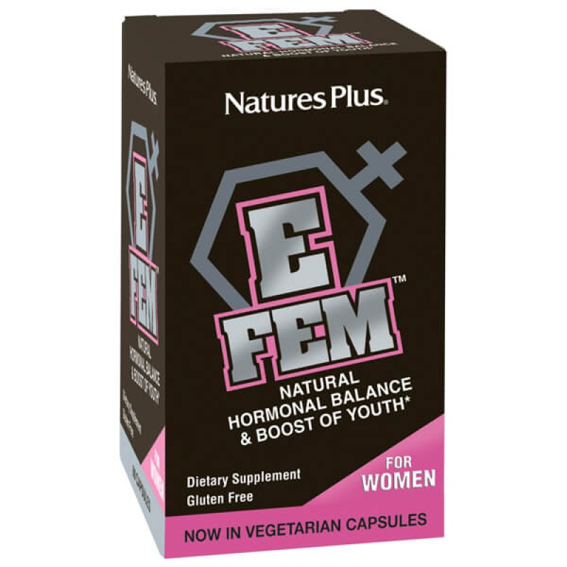 E-FEM (Γυναικείο Ορμονικό Σύστημα) 60 vegeterian caps ::NATURE'S PLUS::