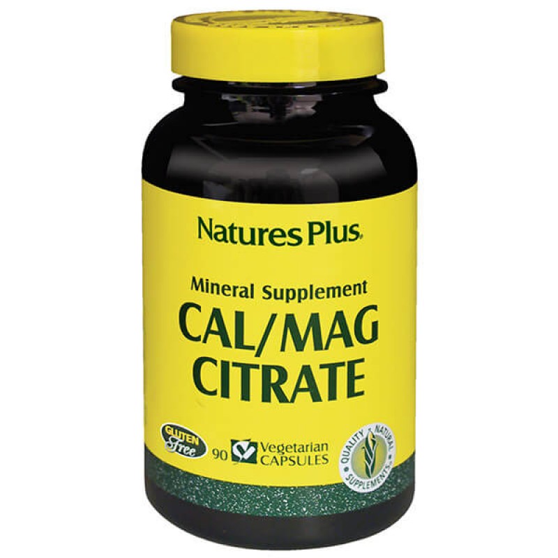CAL/MAG CITRATE (with BORON) 90 vegeterian caps ::NATURE'S PLUS::