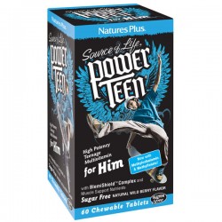 POWER TEEN FOR HIM 90 chewable tabs ::NATURE'S PLUS::
