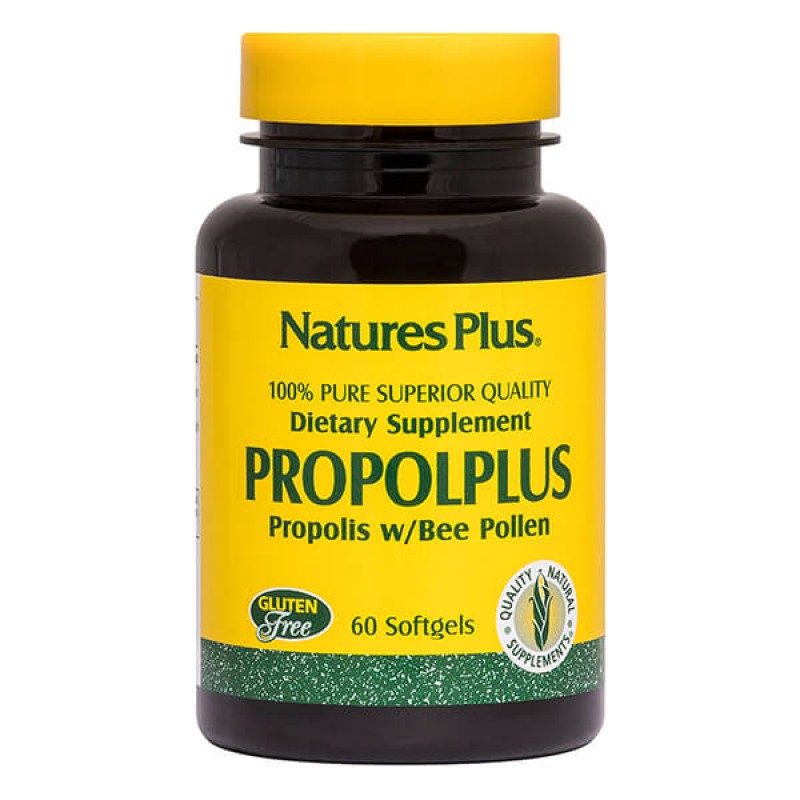 PROPOLPLUS (PROPOLIS with BEE POLLEN) 60 softgels ::NATURE'S PLUS::