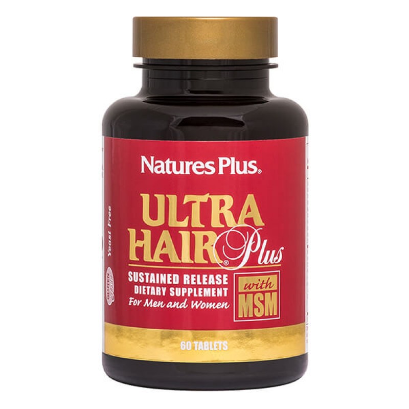 ULTRA HAIR PLUS (Ενδυνάμωση Μαλλιών) 60 sustained release tablets ::NATURE'S PLUS::