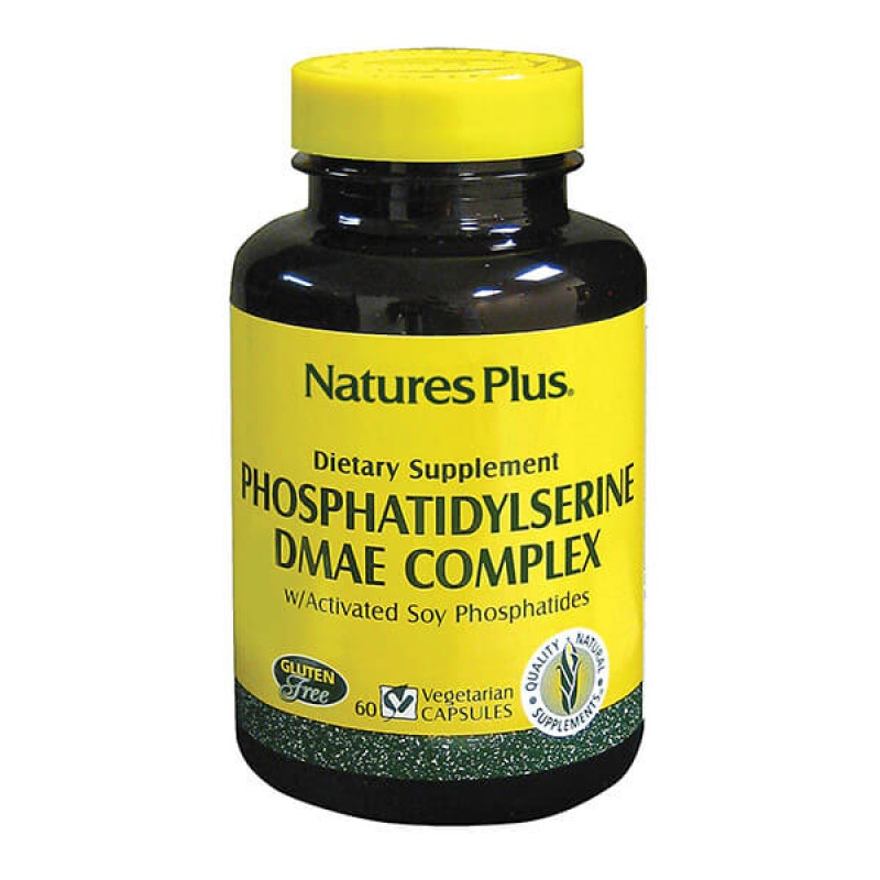 PHOSPHATIDYLSERINE DMAE Complex (Νοητικές Λειτουργίες) 60 vegeterian caps ::NATURE'S PLUS::