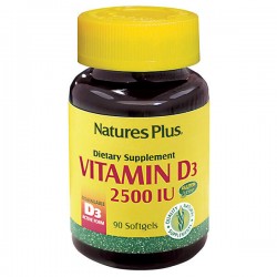 VITAMIN D3 2500 IU 90 Softgels ::NATURE'S PLUS:: VITAMIN D3 2500 IU 90 Softgels ::NATURE'S PLUS::