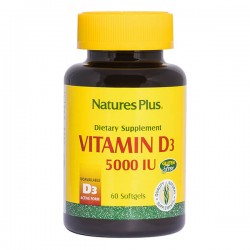 VITAMIN D3 5000 IU 60 softgels ::NATURE'S PLUS:: VITAMIN D3 5000 IU 60 softgels ::NATURE'S PLUS::