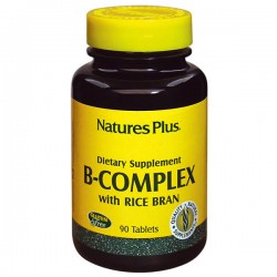 B-COMPLEX with RICE BRAN 90tabs ::NATURE'S PLUS:: B-COMPLEX with RICE BRAN 90tabs ::NATURE'S PLUS::