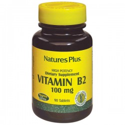 VITAMIN B2 (ΡΙΒΟΦΛΑΒΙΝΗ) 100mg 90tabs ::NATURE'S PLUS:: VITAMIN B2 (ΡΙΒΟΦΛΑΒΙΝΗ) 100mg 90tabs ::NATURE'S PLUS::
