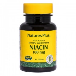 NIACIN 100mg 90tabs ::NATURE'S PLUS::