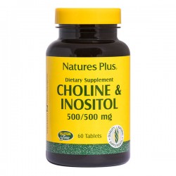 CHOLINE 500mg & INOSITOL 500mg 60tabs ::NATURE'S PLUS:: CHOLINE 500mg & INOSITOL 500mg 60tabs ::NATURE'S PLUS::