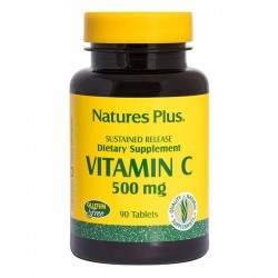 VITAMIN C 500mg SUSTAINED RELEASE 90tabs ::NATURE'S PLUS::