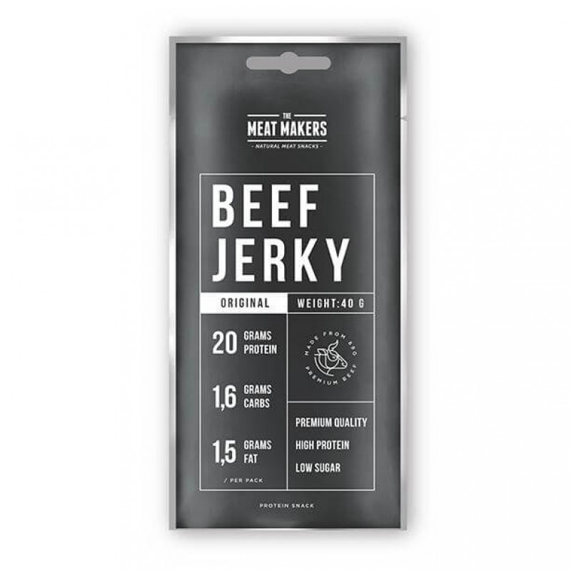 BEEF JERKY ORIGINAL 40gr ::THE MEAT MAKERS::
