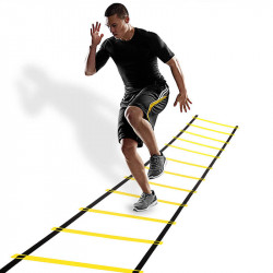 Σκάλα Επιτάχυνσης Εδάφους Μεταβαλλόμενης Απόστασης Agility Ladder 4mΧ50cm Σκάλα Επιτάχυνσης Εδάφους Μεταβαλλόμενης Απόστασης Agility Ladder 4mΧ50cm