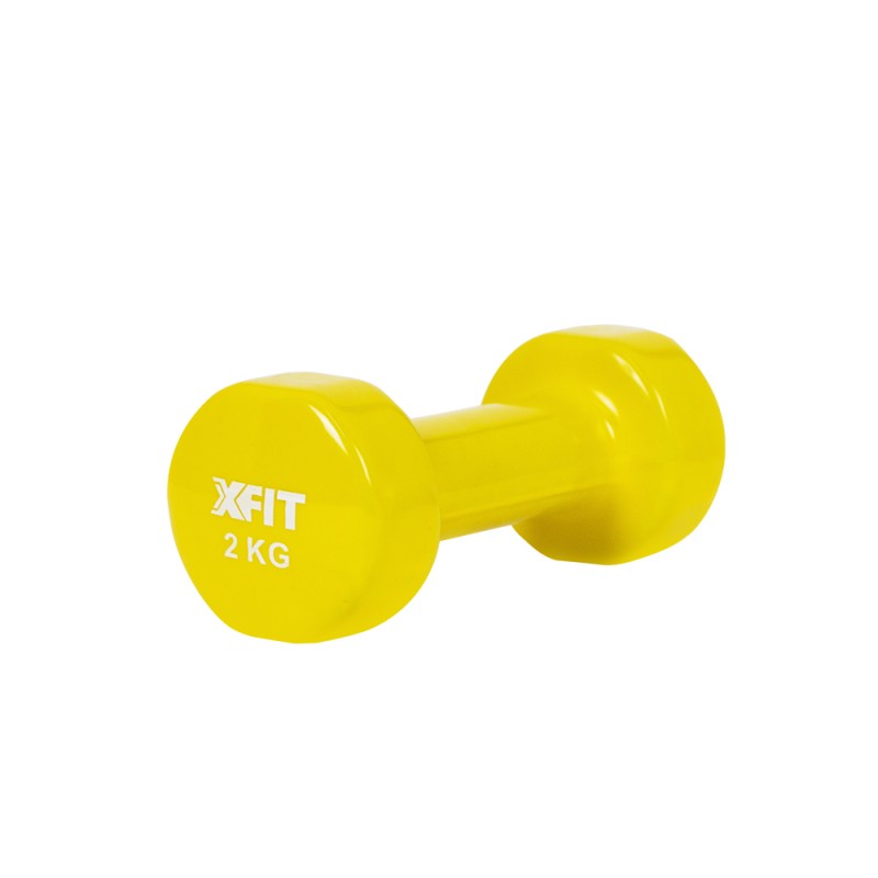 Αλτήρας Βινυλίου 2 kg Κίτρινο (28503) (X-FIT)