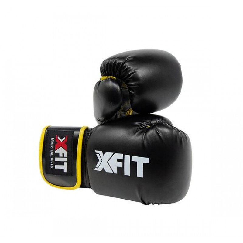 Γάντια PU Black/Yellow (BVK-001) (X-Fit) - 8oz