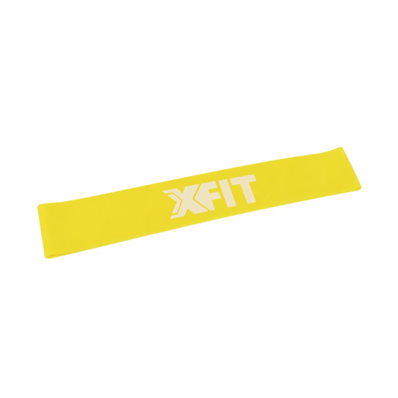 Flat Latex Band 60cm x 5cm x 0,07cm (X-FIT) yellow