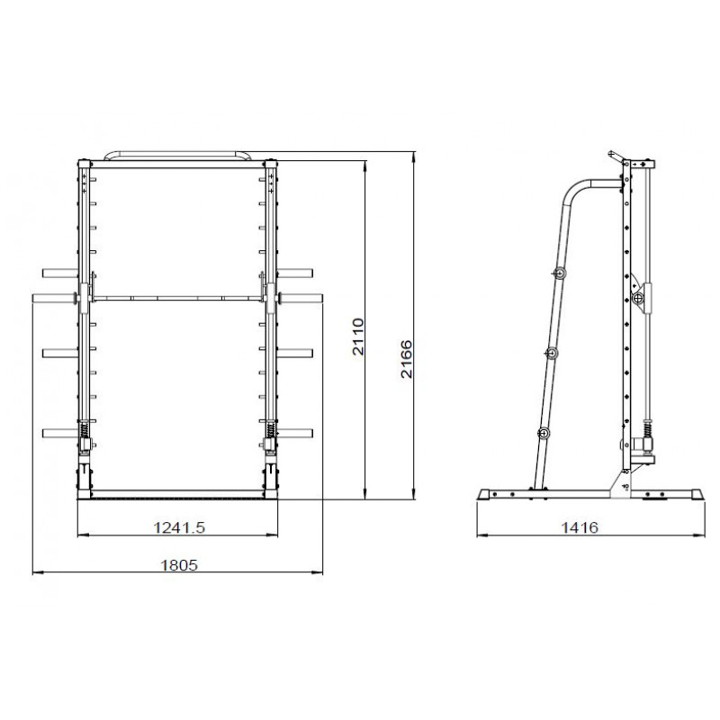 Smith machine (X-FIT)
