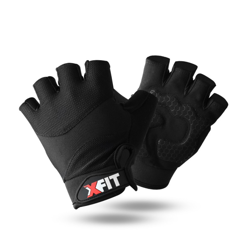 Training Gym Gloves (X-FIT) - Black - M