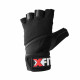 Gym Gloves With Wrist Wraps (X-FIT) - Black - XL