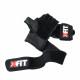 Gym Gloves With Wrist Wraps (X-FIT) - Black - XL