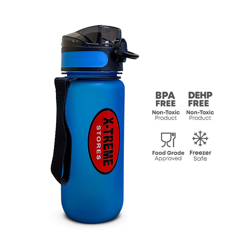 Water Bottle 600ml Blue (X-Treme Stores) Water Bottle 600ml Blue (X-Treme Stores)