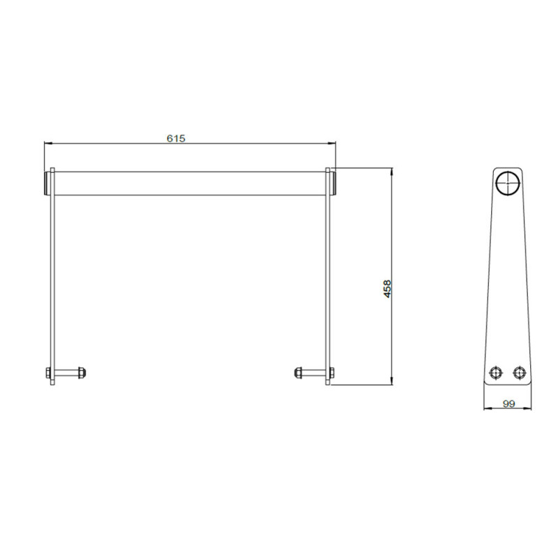 Pro Sled High Bar Attachment (Χ-FIT) Pro Sled High Bar Attachment (Χ-FIT)