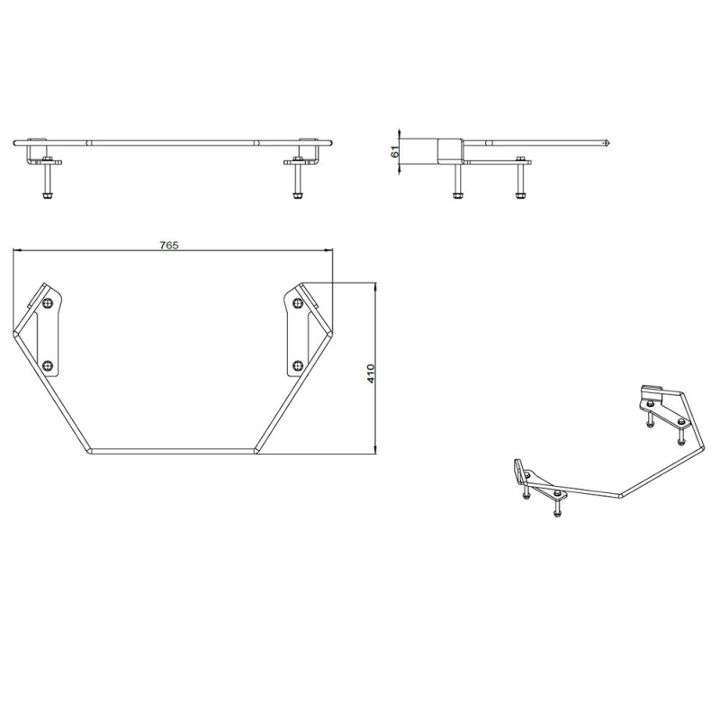 Pro Sled Rail Attatchment (X-FIT) Pro Sled Rail Attatchment (X-FIT)