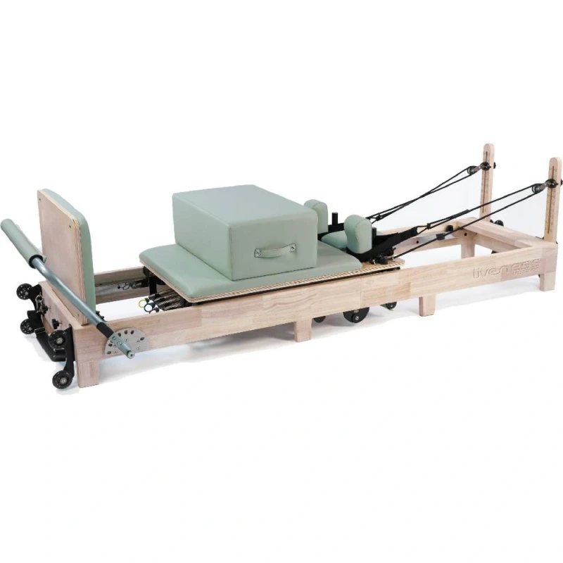 Foldable Reformer  PTX-3000G  oak wood-green tea (Liveness)