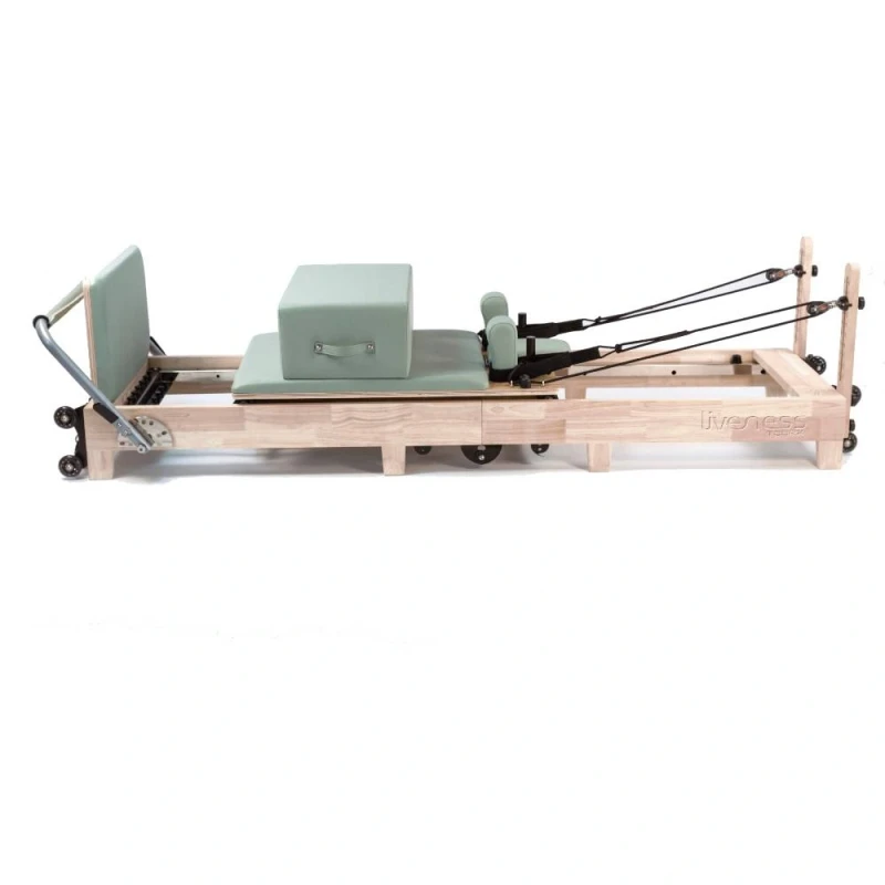 Foldable Reformer  PTX-3000G  oak wood-green tea (Liveness)