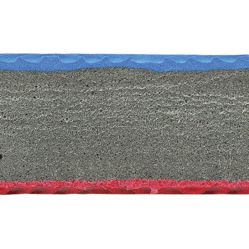 Δάπεδο Προστασίας EVA Διαμάντι 100x100cm 2,5cm Κόκκινο-Γκρι-Μπλε