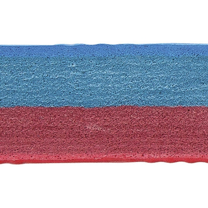 Δάπεδο Προστασίας EVA Πλέξη 100x100cm 2cm Κόκκινο-Μπλε
