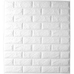 Προστατευτικό Αυτοκόλλητο Τοίχου 77x77x1 Λευκό