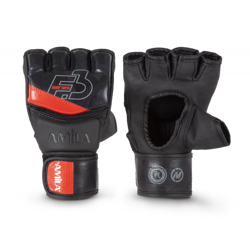 Γάντια Πυγμαχίας Forte 3 Boxing Gloves MMA L - Μαύρο Γάντια Πυγμαχίας Forte 3 Boxing Gloves MMA L - Μαύρο