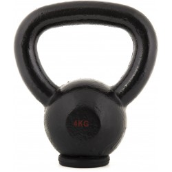 AMILA Kettlebell Cast Iron Rubber Base 4Kg AMILA Kettlebell Cast Iron Rubber Base 4Kg