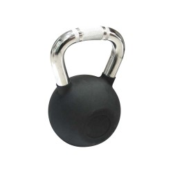 Kettlebell Rubber Cover Cr Handle 24 kg – Μαύρο