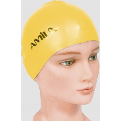 Σκουφάκι Κολύμβησης AMILA Basic Κίτρινο Σκουφάκι Κολύμβησης AMILA Basic Κίτρινο