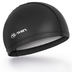 Σκουφάκι Κολύμβησης AMILA Fabric Silicone Μαύρο Σκουφάκι Κολύμβησης AMILA Fabric Silicone Μαύρο