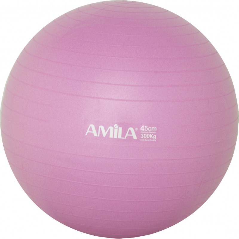 Μπάλα Γυμναστικής GYMBALL 45cm Ροζ Bulk