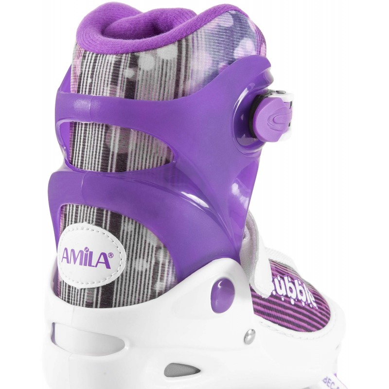 Πατίνια Inline 34-37 - Μωβ / Λευκό