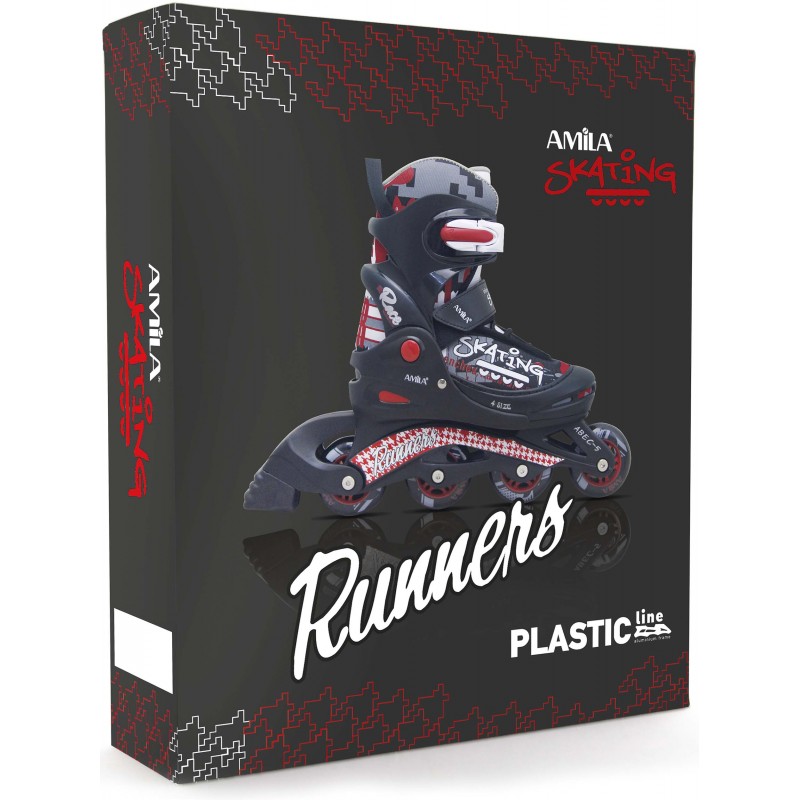 Πατίνια Inline 38-41 - Μαύρο