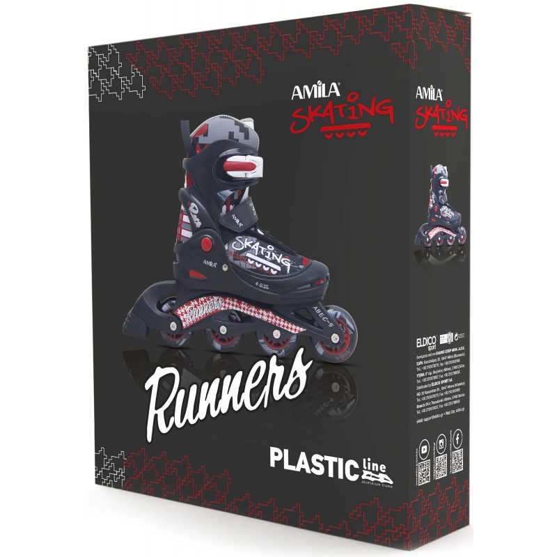 Πατίνια Inline 38-41 - Μαύρο