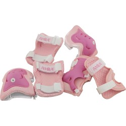 Σετ Προστατευτικών Skating S - Ροζ