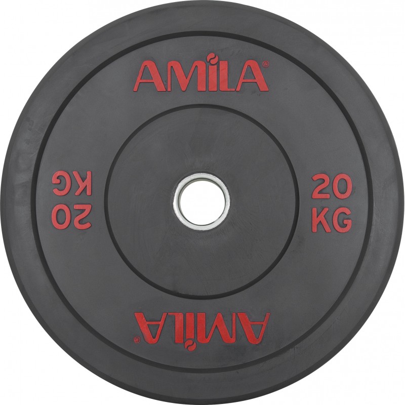 Δίσκος AMILA Black R Bumper 50mm 20Kg