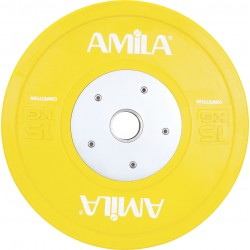 Δίσκος AMILA Black R Bumper 50mm 15Kg