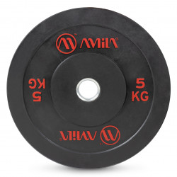 Δίσκος AMILA Black R Bumper Slim 50mm 5Kg