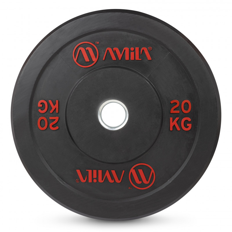 Δίσκος AMILA Black R Bumper Slim 50mm 20Kg